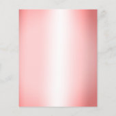 Goedkope Roos Gold Glitter Balloon Any Age Verjaar Flyer (Achterkant)