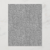 Goedkope Royal Blue Silver Gown Quinceanera Uitnod Flyer (Achterkant)