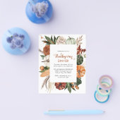 Goedkope rustieke bruine Thanksgiving diner uitnod Flyer (Enkel)