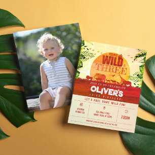 Goedkope Safari Animal Young Wild & 3 Foto Verjaar