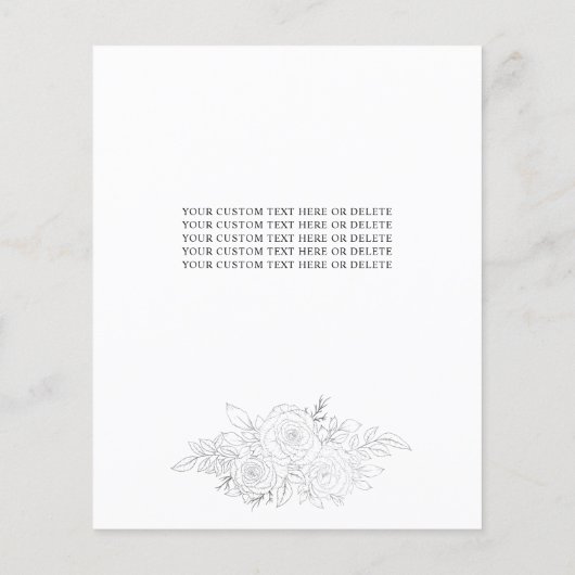 Goedkope Sage Groene Jurk Mis Quince Quinceañera Flyer (Achterkant)