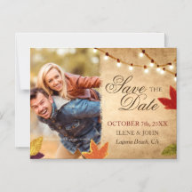 Goedkope Save the Date Magneten | Rustieke huwelij