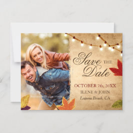 Goedkope Save the Date Magneten | Rustieke huwelij