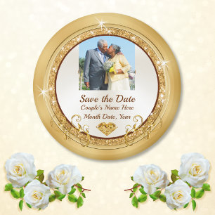 Goedkope Save the Dates, Save the Date fotomagneet Magneet