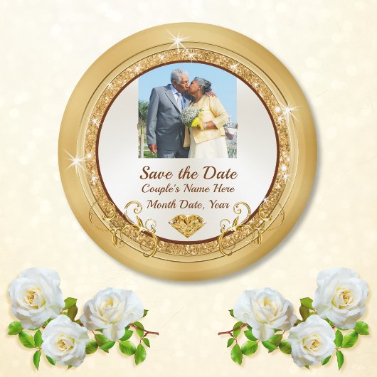 Goedkope Save the Dates, Save the Date fotomagneet Magneet