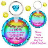 Goedkope Softbal Cadeaus voor Meisjes, Softbal Sle Sleutelhanger