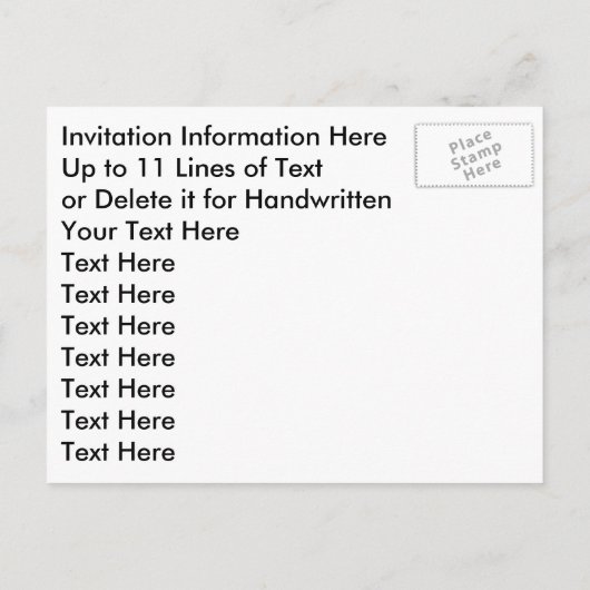 Goedkope Softball Party-uitnodigingen GEVESTIGD Uitnodiging Briefkaart (Achterkant)