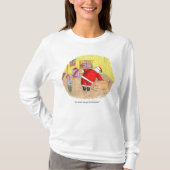 Goedkope Speelgoed vrouwen witte T-shirt met lange (Voorkant)