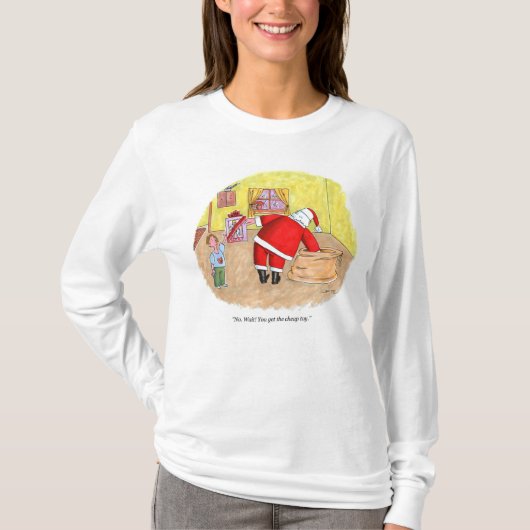 Goedkope Speelgoed vrouwen witte T-shirt met lange (Voorkant)