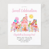Goedkope Sweet Celebration Candyland Kids Verjaard Flyer (Voorkant)