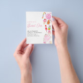 Goedkope SWEET ONE Snoep Kinder Candyland 1e Verja Flyer (Hand)