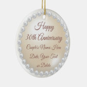 Goedkope, traditionele 30e Jubileum geschenken, Keramisch Ornament (Rechts)