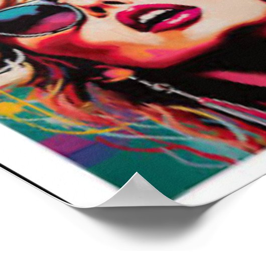 Goedkope trending artwork beperkt verbazingwekkend poster (Hoek)