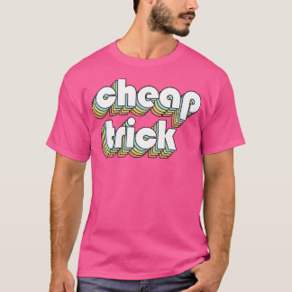 Goedkope Trick Retro Rainbow Typography Faded Styl T-shirt