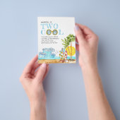 Goedkope Twee Cool Surfing Beach Waves 2e Verjaard Flyer (Hand)