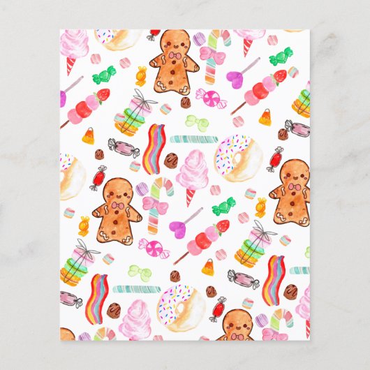 Goedkope TWEE LIEF Snoep Kinder Candyland Verjaard Flyer (Achterkant)