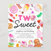 Goedkope TWEE LIEF Snoep Kinder Candyland Verjaard Flyer (Voorkant)