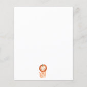 Goedkope TWEE WILD Safari Party Dieren 2e Verjaard Flyer (Achterkant)