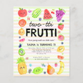 Goedkope TWO-tti Frutti Zomer Fruit 2e Verjaardag Flyer (Voorkant)