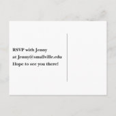 Goedkope Uitnodigingen voor afstuderen Custom (Achterkant)