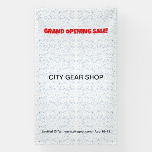 Goedkope Vinyl Banners & Borden | Snel Printen (Verticaal)