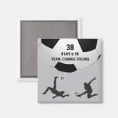 Goedkope voetbalsouvenirs voor voetbalfeestgunsten magneet (Voorkant / Achterkant)