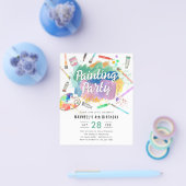 Goedkope Waterverf Kunst Verfschilderij Partij Ver Flyer (Enkel)