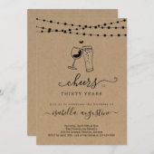 Goedkope win- en baarmoederdag kaart (Voorkant / Achterkant)