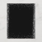 Goedkope Zwart Zilver Glitter Ballon Lights Verjaa Flyer (Achterkant)