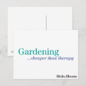 Goedkoper dan therapie briefkaart (Voorkant / Achterkant)