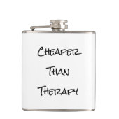 Goedkoper dan Therapie Heupfles (Voorkant)