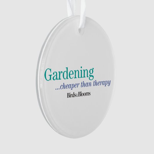 Goedkoper dan therapie ornament (voorkant)