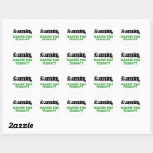 Goedkoper dan therapie ronde sticker (Vel)