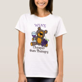 Goedkoper dan therapie t-shirt (Voorkant)