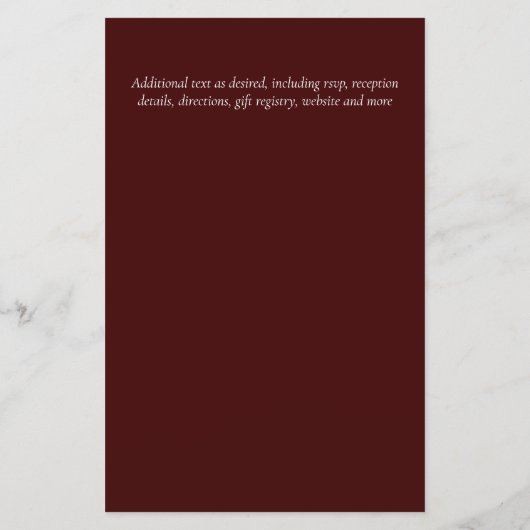 GOEDKOPSTE Huwelijksuitnodiging Groene Krans BUDGE (Achterkant)