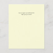 GOEDKOPSTE Rustic Sunflowers Trouw Uitnodiging Flyer (Achterkant)