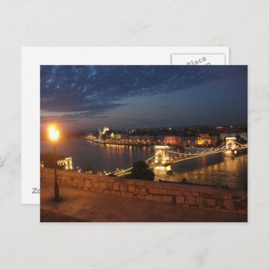 Goeie avond in Boedapest Briefkaart (Voorkant / Achterkant)