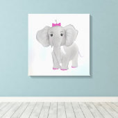 Goeie grutten, juffrouw Molly Canvas Afdruk (Insitu (Houten vloer))
