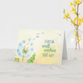 Goeie Wensen Kaart (Gele Bloem)