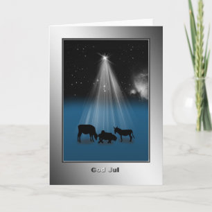 Goeiejul, "Vrolijk kerstfeest", Zweedse Kaart