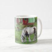 Goepenwagens en paarden koffiemok (Voorkant rechts)