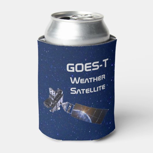 GOES-T Weathersatelliet Blikjeskoeler (Blikje Voorkant)
