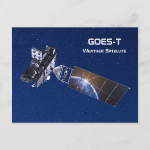 GOES-T Weathersatelliet Briefkaart