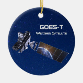 GOES-T Weathersatelliet Keramisch Ornament