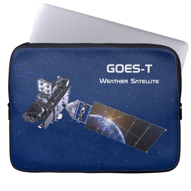 GOES-T Weathersatelliet Laptop Sleeve (Voorkant)
