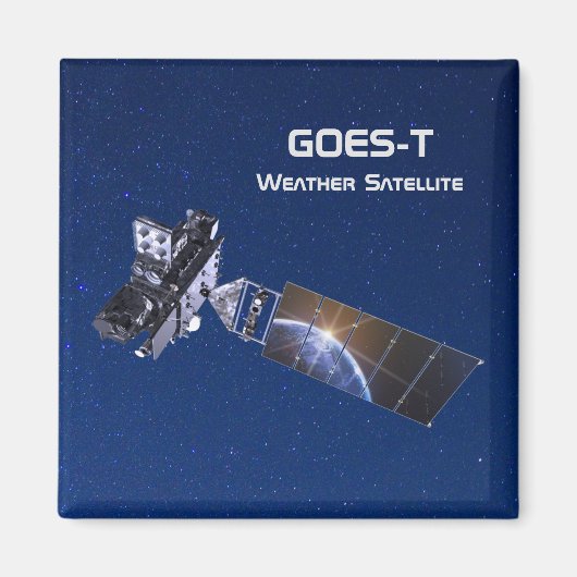 GOES-T Weathersatelliet Magneet (Voorkant)