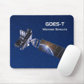 GOES-T Weathersatelliet Muismat (Met muis)