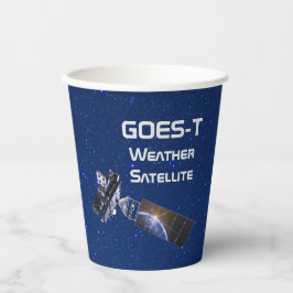 GOES-T Weathersatelliet Papieren Bekers