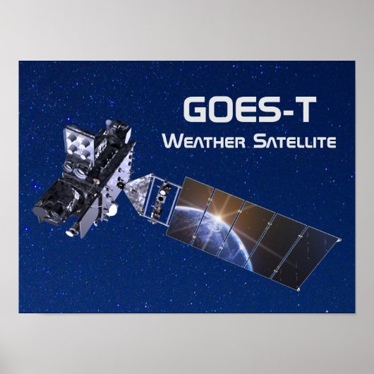 GOES-T Weersatelliet Poster (Voorkant)