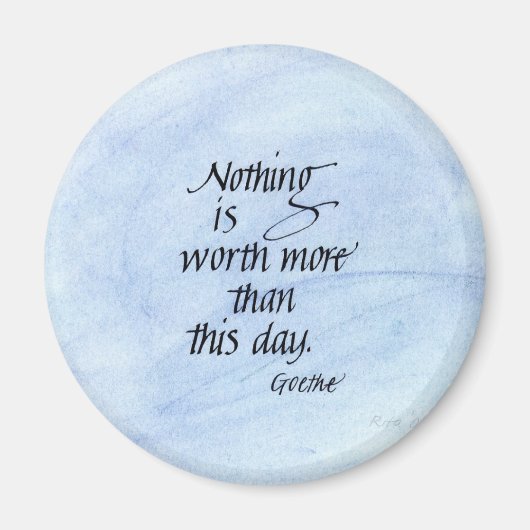 Goethe citaat magneet (Voorkant)